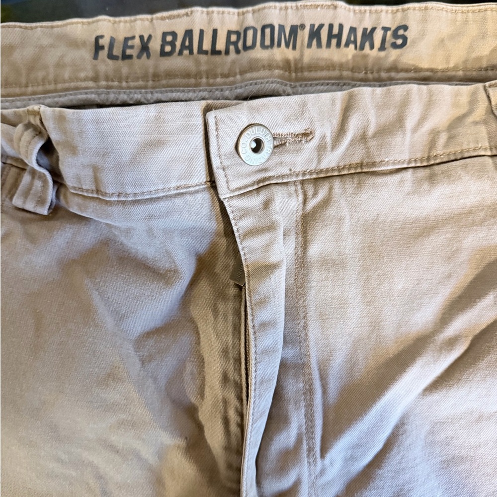 Duluth Trading Co Beige Flex Ballroom Khakis
